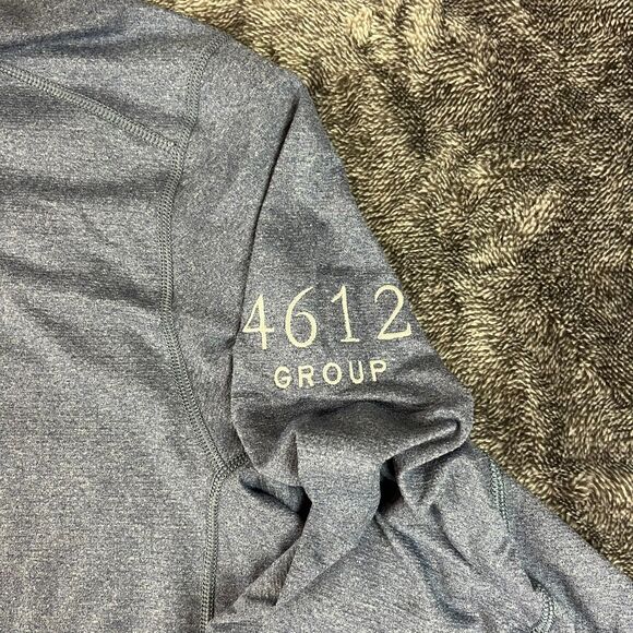 Stio Crester Half Zip Heather Blue Pullover Men's L Performance Stretch - Picture 3 of 12